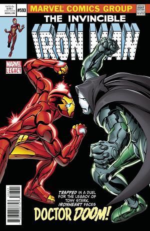Invincible Iron Man #593 cover