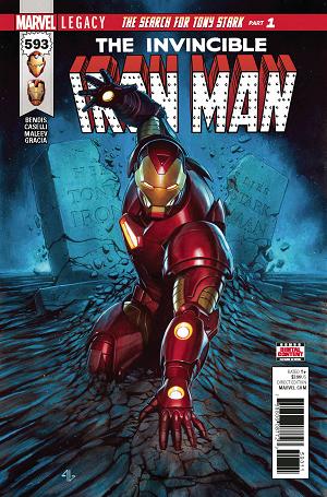 Invincible Iron Man #593  cover