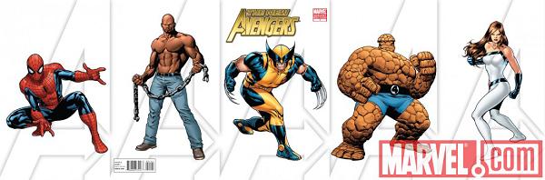 New Avengers #1 IMMONEN GATEFOLD cover