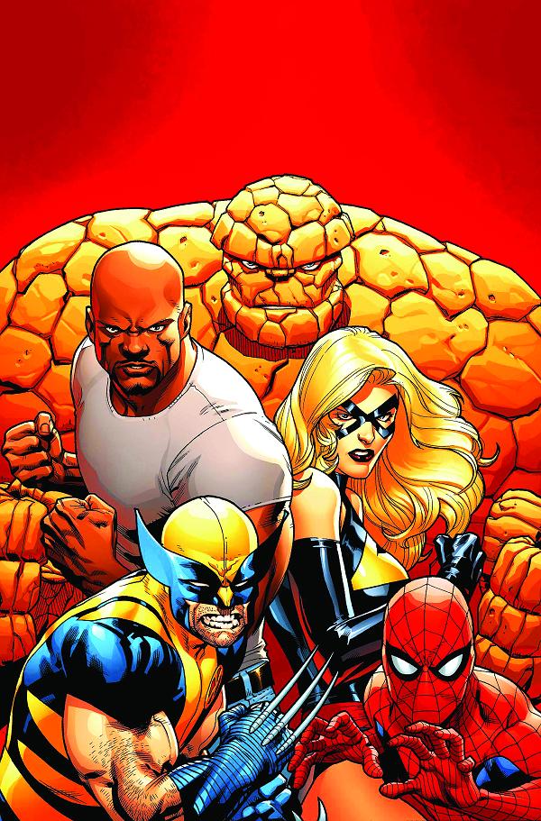 New Avengers #1 HEROIC AGE BLANK cover