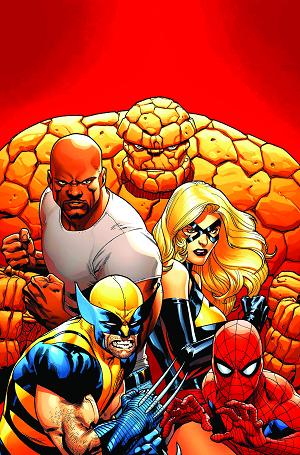 New Avengers #1 HEROIC AGE BLANK cover