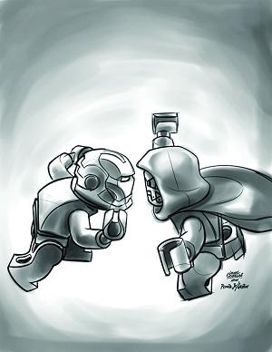 New Avengers #11 CASTELLANI LEGO SKETCH cover