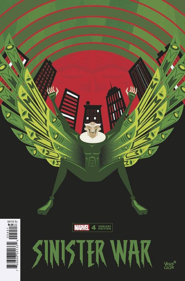 Sinister War #4 (OF 4) VEREGGE cover