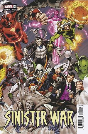 Sinister War #4 (OF 4) BAGLEY CONNECTING cover