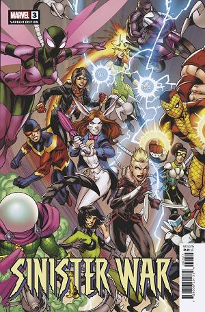 Sinister War #3 (OF 4) BAGLEY CONNECTING cover