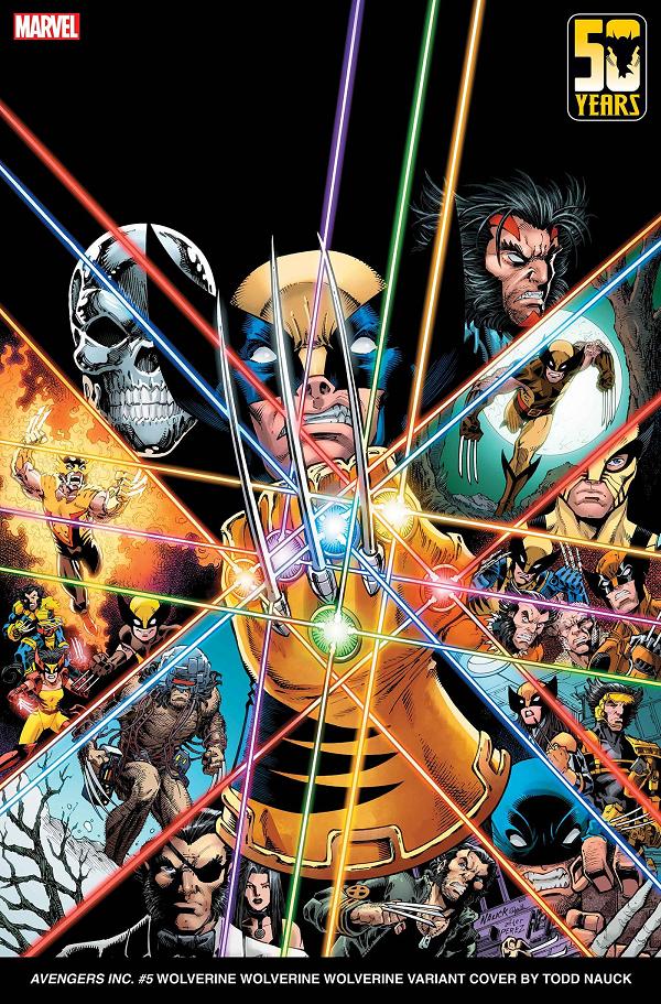 Avengers Inc. #5 TODD NAUCK WOLVERINE WOLVERINE WOLVERINE cover