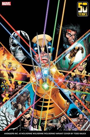 Avengers Inc. #5 TODD NAUCK WOLVERINE WOLVERINE WOLVERINE cover