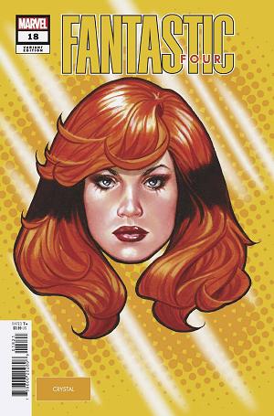 Fantastic Four #18 MARK BROOKS HEADSHOT cover