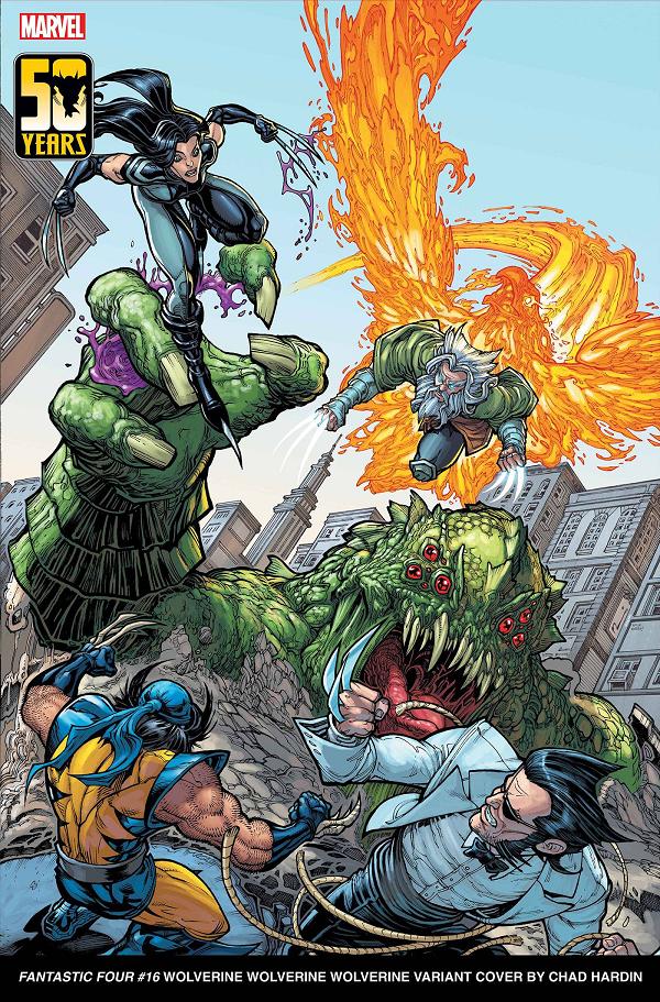 Fantastic Four #16 HARDIN WOLVERINE WOLVERINE WOLVERINE cover