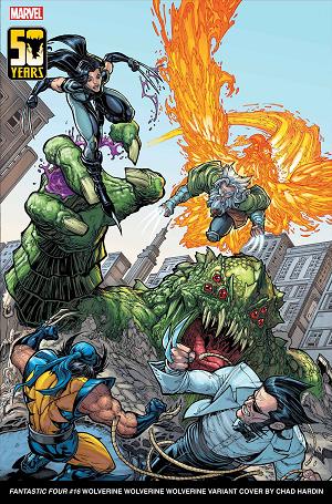 Fantastic Four #16 HARDIN WOLVERINE WOLVERINE WOLVERINE cover