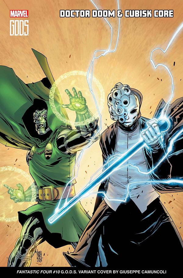 Fantastic Four #10 GIUSEPPE CAMUNCOLI GODS cover