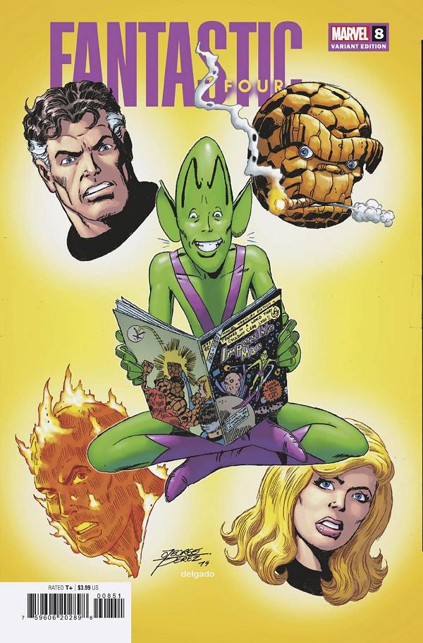 Fantastic Four #8 GEORGE PEREZ cover