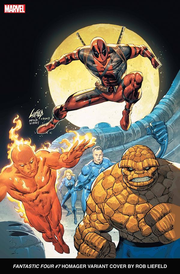 Fantastic Four #7 LIEFELD HOMAGER cover