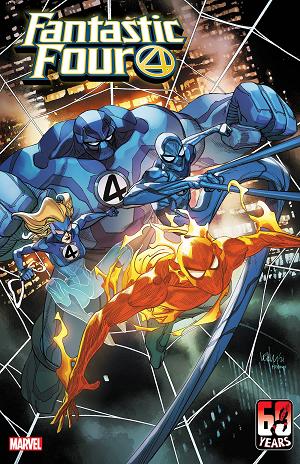 Fantastic Four #43 YU SPIDER-MAN cover