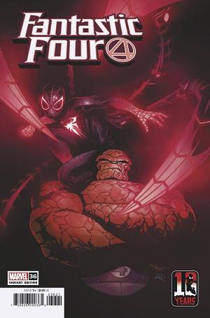 Fantastic Four #36 DAUTERMAN MILES MORALES 10TH ANNIV cover
