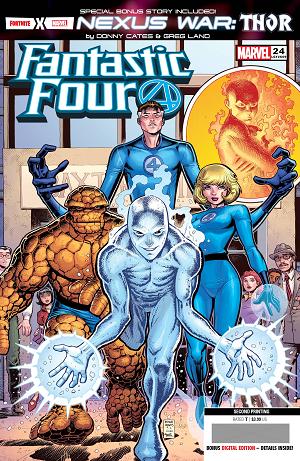 Fantastic Four #24 2ND PTG ART ADAMS cover