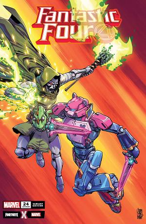 Fantastic Four #24 CAMUNCOLI FORTNITE cover