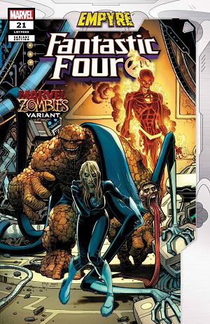 Fantastic Four #21 ADAMS MARVEL ZOMBIES cover