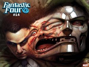 Fantastic Four #14 BROWN IMMORTAL DOOM WRPAD cover