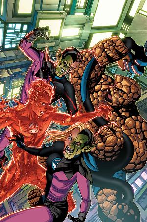 Fantastic Four #7 MCKONE SKRULLS cover