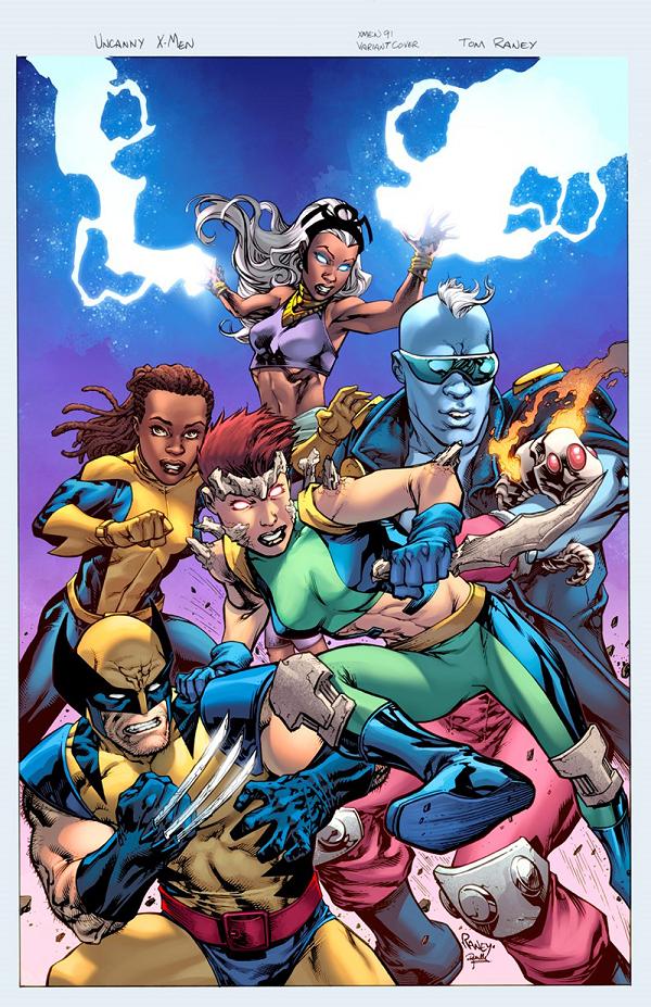Fantastic Four #4 RANEY UNCANNY X-MEN cover
