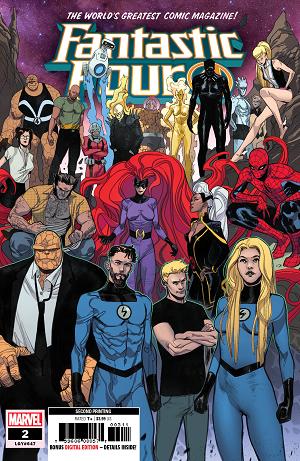 Fantastic Four #2 2ND PTG PICHELLI cover