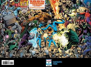 Fantastic Four #2 ADAMS CONNECTING WRAPAROUND cover