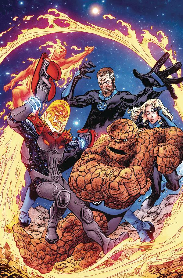 Fantastic Four #2 RANEY COSMIC GHOST RIDER cover
