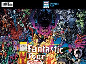 Fantastic Four #1 ART ADAMS CONNECTING WRAPAROUND cover