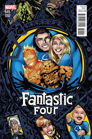 Fantastic Four #645 GOLDEN CONNECTING cover