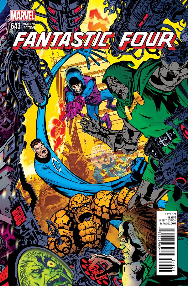 Fantastic Four #643 GOLDEN CONNECTING cover