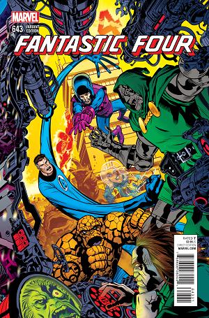 Fantastic Four #643 GOLDEN CONNECTING cover