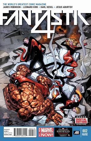 Fantastic Four #2 2ND PTG KIRK cover