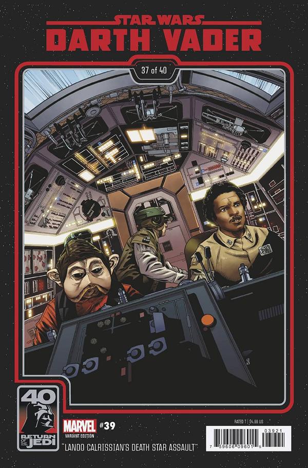 Star Wars: Darth Vader #39 RETURN OF JEDI 40TH ANNIV cover