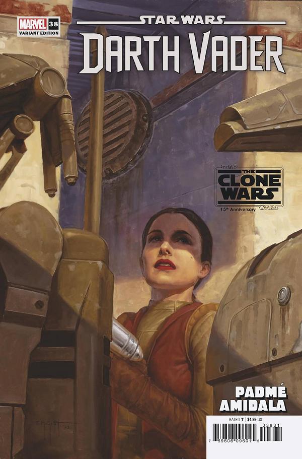 Star Wars: Darth Vader #38 PADME CLONE WARS 15TH ANNIV cover