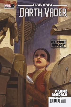 Star Wars: Darth Vader #38 PADME CLONE WARS 15TH ANNIV cover