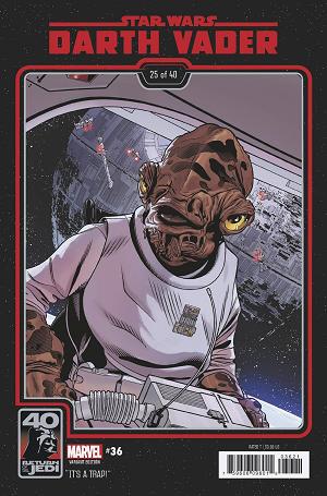 Star Wars: Darth Vader #36 RETURN OF JEDI 40TH ANNIV cover