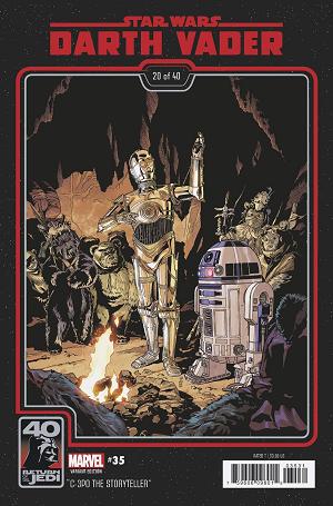 Star Wars: Darth Vader #35 RETURN OF JEDI 40TH ANNIV cover