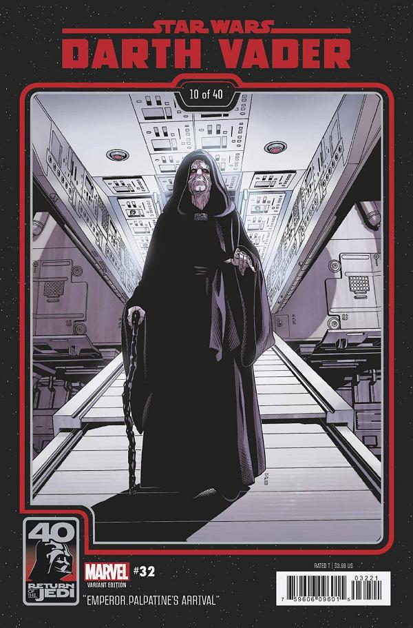 Star Wars: Darth Vader #32 RETURN JEDI 40TH ANNIVERSARY cover