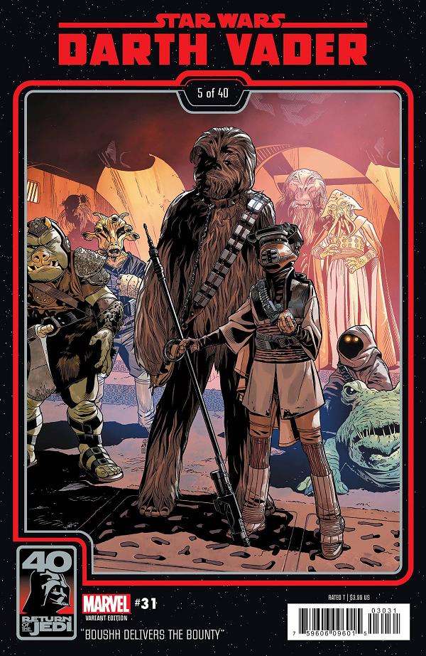 Star Wars: Darth Vader #31 RETURN JEDI 40TH ANNIVERSARY cover