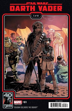 Star Wars: Darth Vader #31 RETURN JEDI 40TH ANNIVERSARY cover