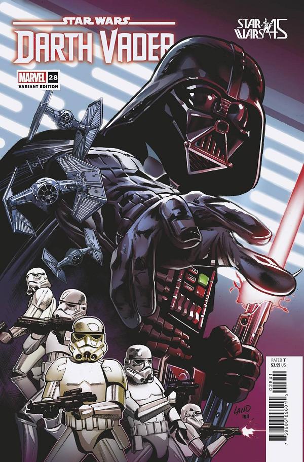 Star Wars: Darth Vader #28 LAND NEW HOPE 45TH ANNIVERSARY cover