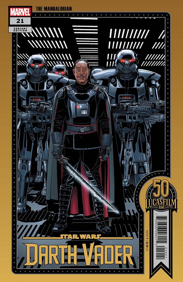 Star Wars: Darth Vader #21 SPROUSE LUCASFILM 50TH cover