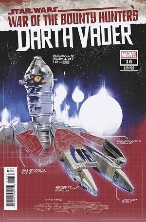 Star Wars: Darth Vader #16 VILLANELLI BLUEPRINT cover