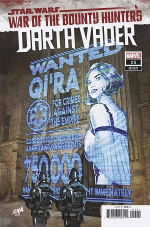 Star Wars: Darth Vader #15 WANTED POSTER cover