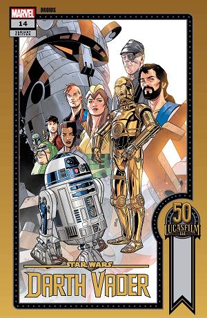 Star Wars: Darth Vader #14 SPROUSE LUCASFILM 50TH cover