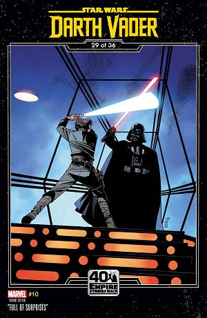 Star Wars: Darth Vader #10 SPROUSE EMPIRE STRIKES BACK cover