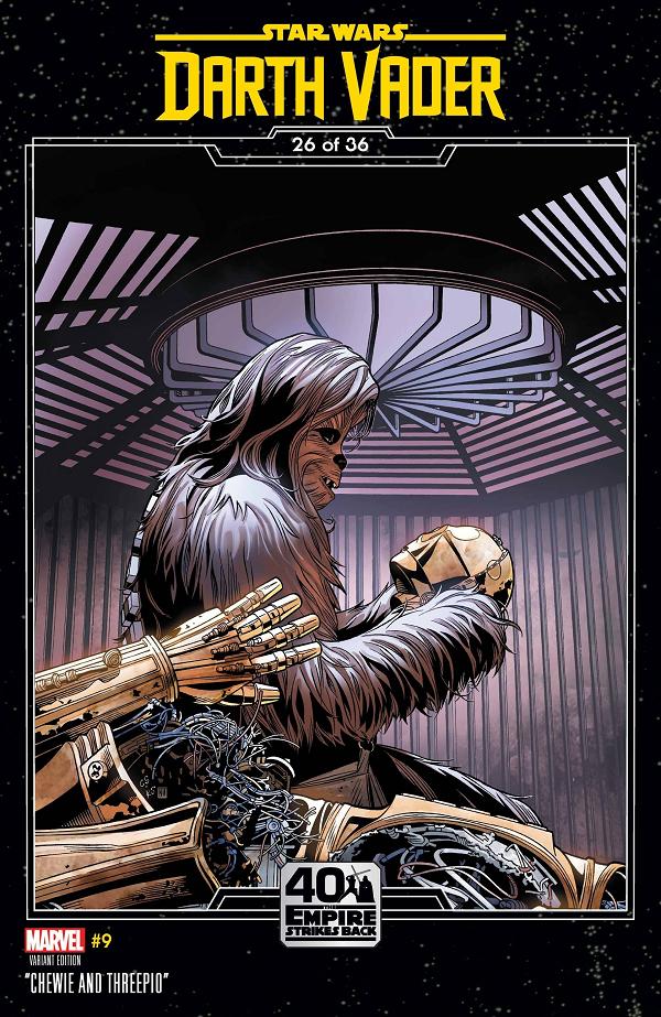 Star Wars: Darth Vader #9 SPROUSE EMPIRE STRIKES BACK cover
