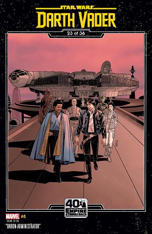 Star Wars: Darth Vader #8 SPROUSE EMPIRE STRIKES BACK cover