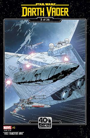Star Wars: Darth Vader #2 SPROUSE EMPIRE STRIKES BACK cover